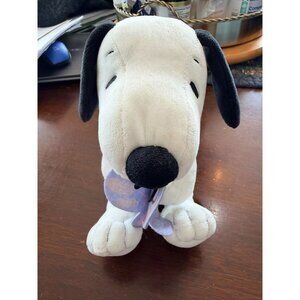 Hallmark 2022 Snoopy Plush Dog With Butterfly White & Black 8" Stuffed Animal